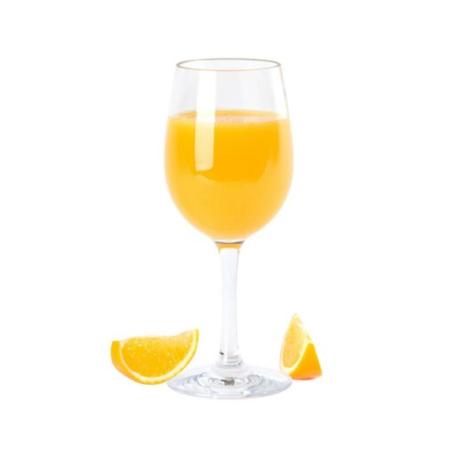 Produktbild fyllt glas apelsin Barcompagniet plastglas Falsterbo Wine 32cl